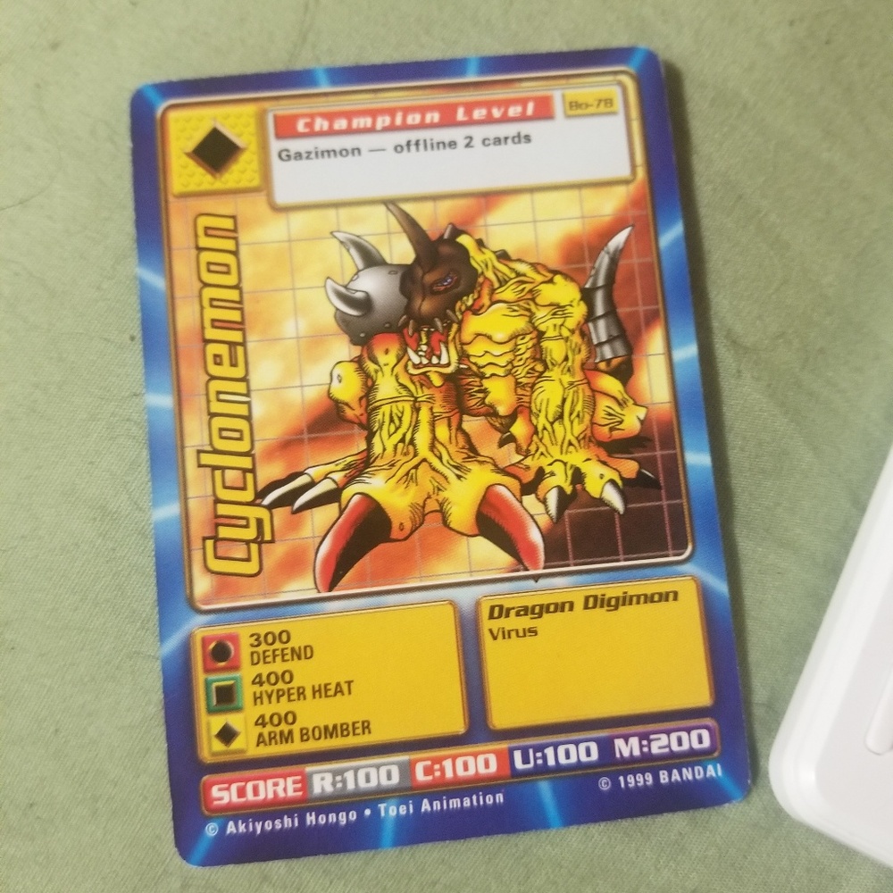 Cyclonemon digimon card